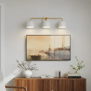 Nordic Dome Shade Vanity Sconce, 2 or 3-Light