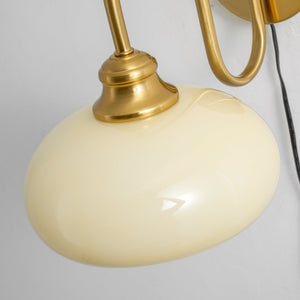 Nova Glass Plug-in Wall Lamp