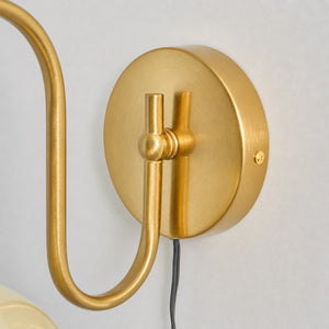 Nova Glass Plug-in Wall Lamp
