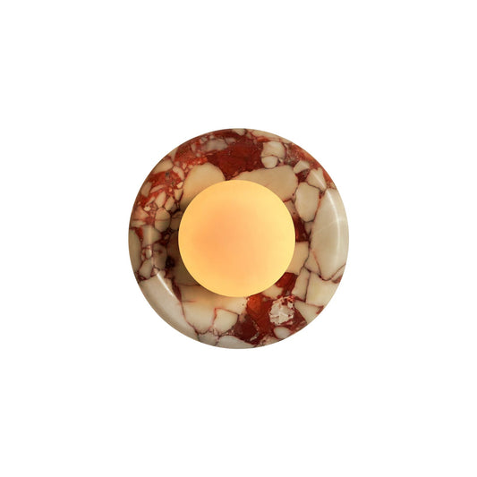 Orli Red Marble Wall Sconce