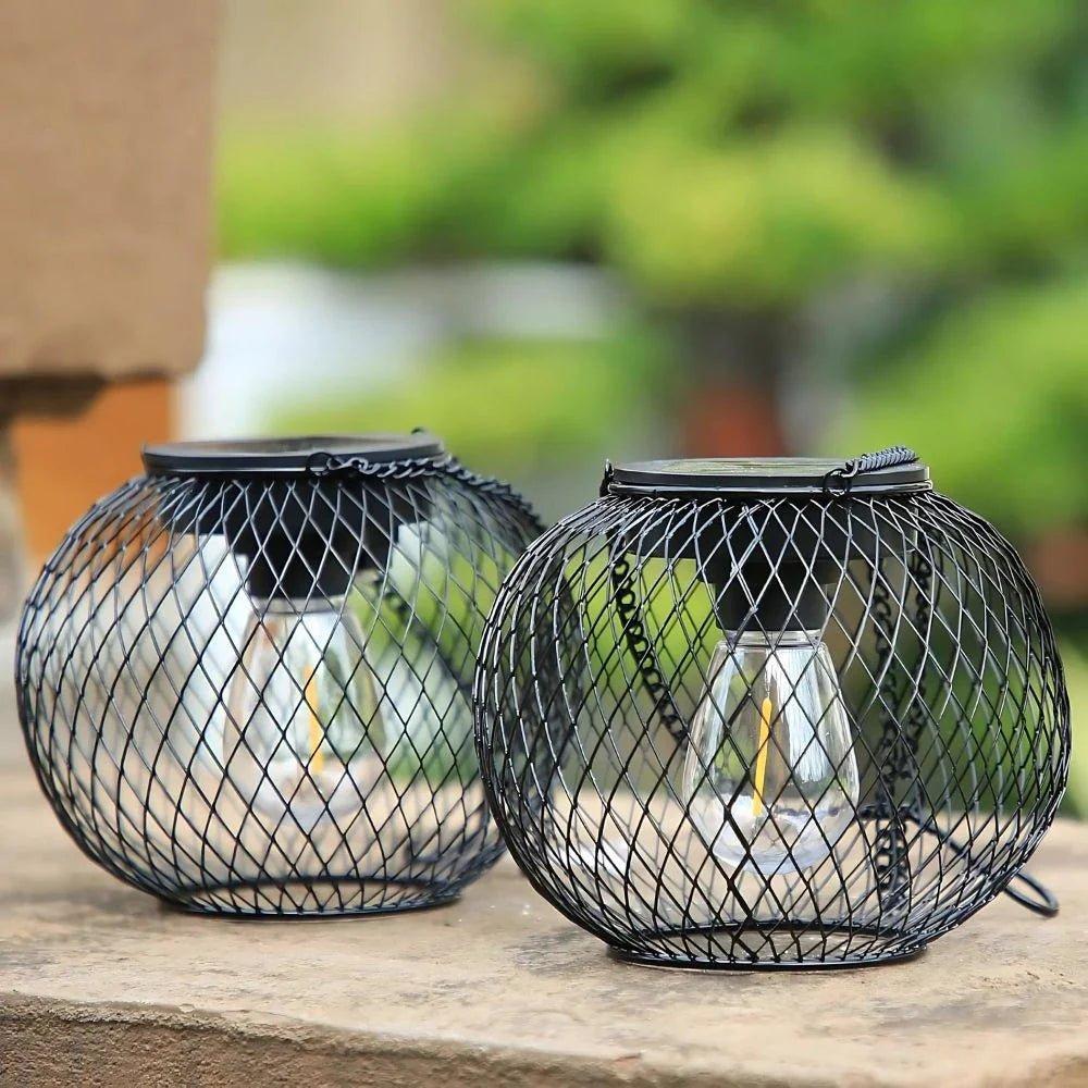 Outdoor Solar Lanterns | Automatic Dusk Sensor Lighting for Patios and Gardens Outdoor Lighting
