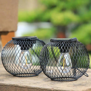 Outdoor Solar Lanterns | Automatic Dusk Sensor Lighting for Patios and Gardens Outdoor Lighting