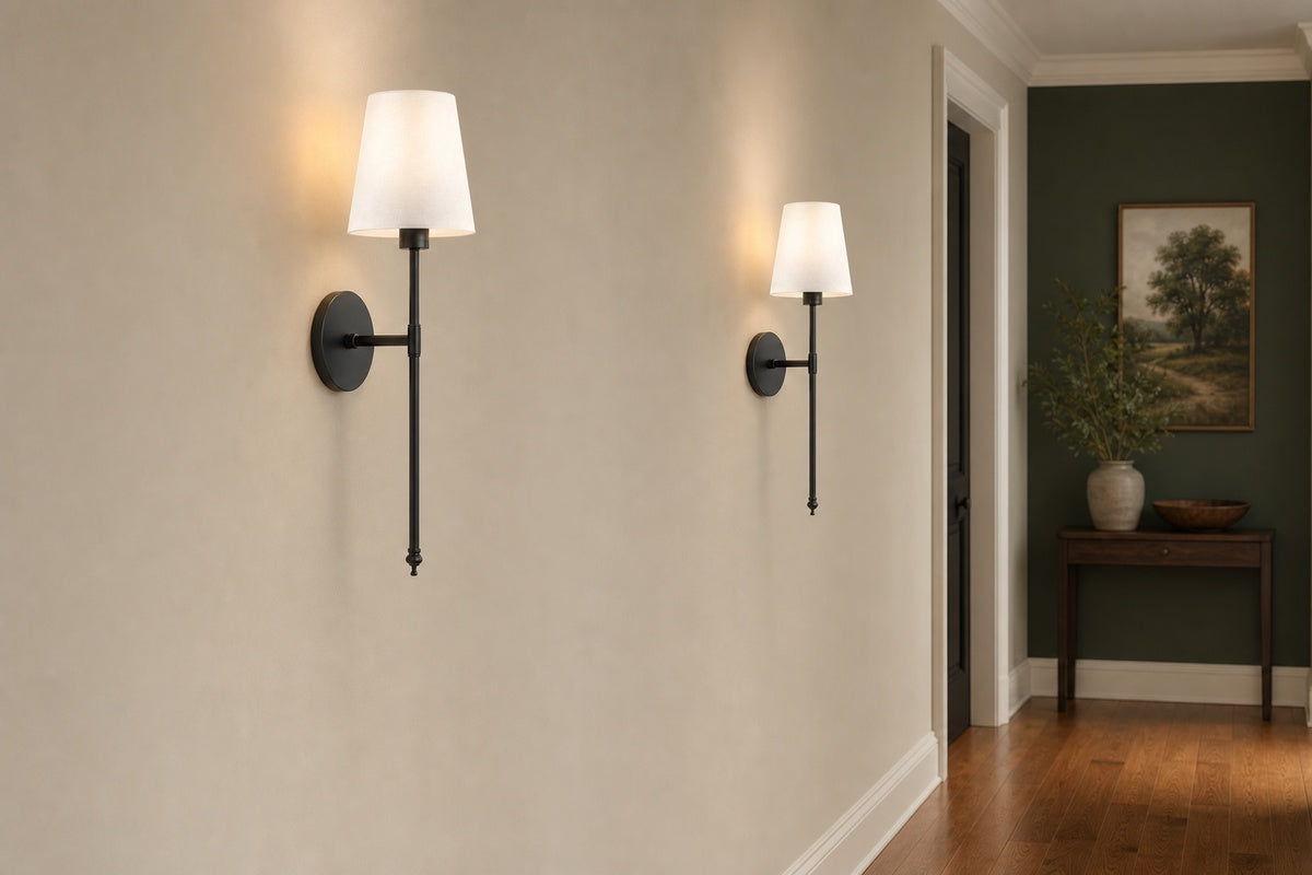 Along a hallway