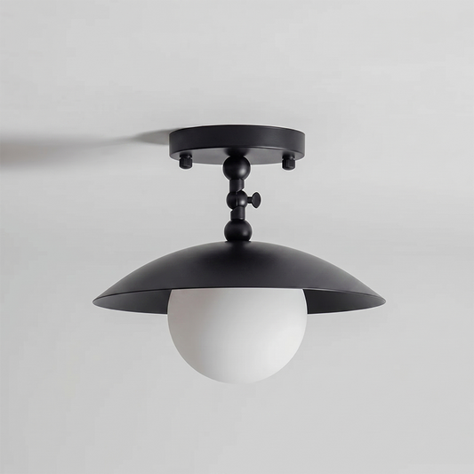 Marie Petite Brass Semi-Flush Ceiling Light
