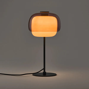 Sanae Double-Dome Colored Glass Accent Table Lamp, 16 in