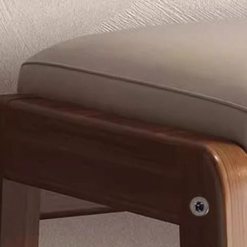 Scandinavian Shoe Rack Storage - Solid Wood with Tech Cloth Top for Entryways Shoe Storage