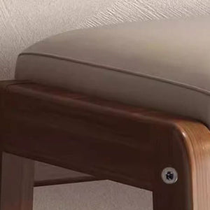 Scandinavian Shoe Rack Storage - Solid Wood with Tech Cloth Top for Entryways Shoe Storage