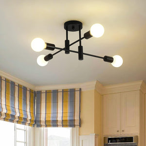Scandinavian Style Flush Mount Ceiling Light Fixture - Modern Metal Design Ceiling Lights