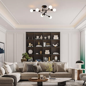 Scandinavian Style Flush Mount Ceiling Light Fixture - Modern Metal Design Ceiling Lights