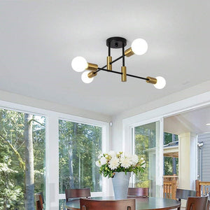 Scandinavian Style Flush Mount Ceiling Light Fixture - Modern Metal Design Ceiling Lights