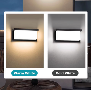 Modern Outdoor Wall Light - Waterproof LED Outdoor Wall Lantern for Garden & Porch Outdoor Lighting