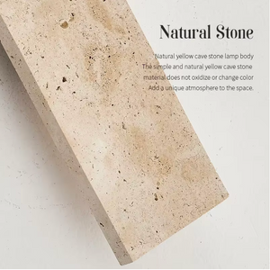 LED Outdoor Wall Sconce | Waterproof Natural Stone Light Fixture for Exterior Walls Outdoor Lighting