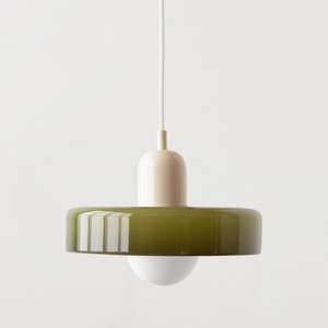Bauhaus-Inspired Glass Pendant Light – Modern Kitchen Pendant Lighting for Island Pendant Lights
