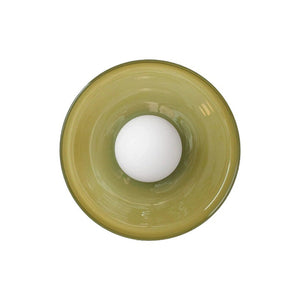 Sleek Modern Round Flush Mount Ceiling & Wall Light Fixture for Kitchen or Living Spaces Ceiling Lights