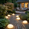 LunaStone Solar Pebble Garden Light