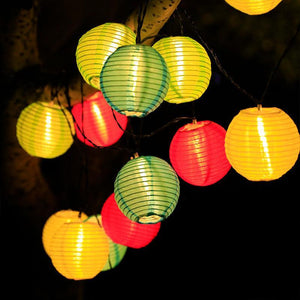 Solar Lantern String Lights | Waterproof Art Deco Patio Lights for Outdoor Decor Outdoor Lighting