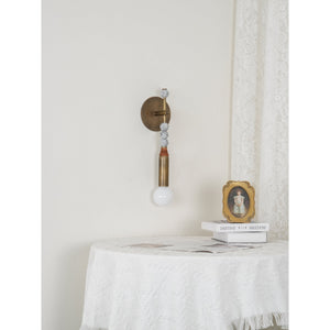 Toam Brass & Marble Wall Lamp