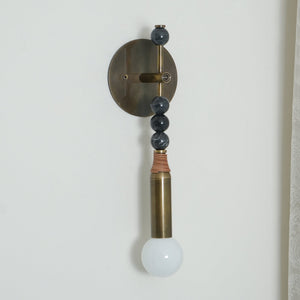 Toam Brass & Marble Wall Lamp