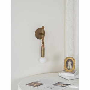 Toam Brass & Marble Wall Lamp