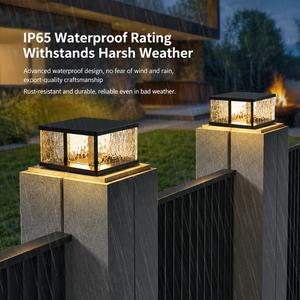 Modern Outdoor Pillar Light - Waterproof Aluminum Pillar Lamp for Pathways Outdoor Lighting