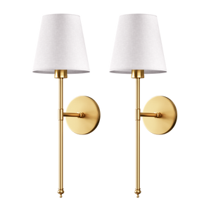 Wireless Peel and Stick Wall Sconces, Set of 2