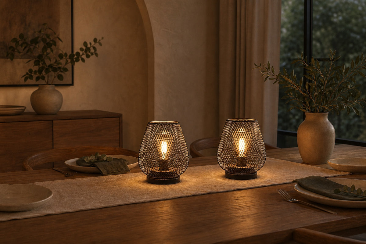 On a dining table