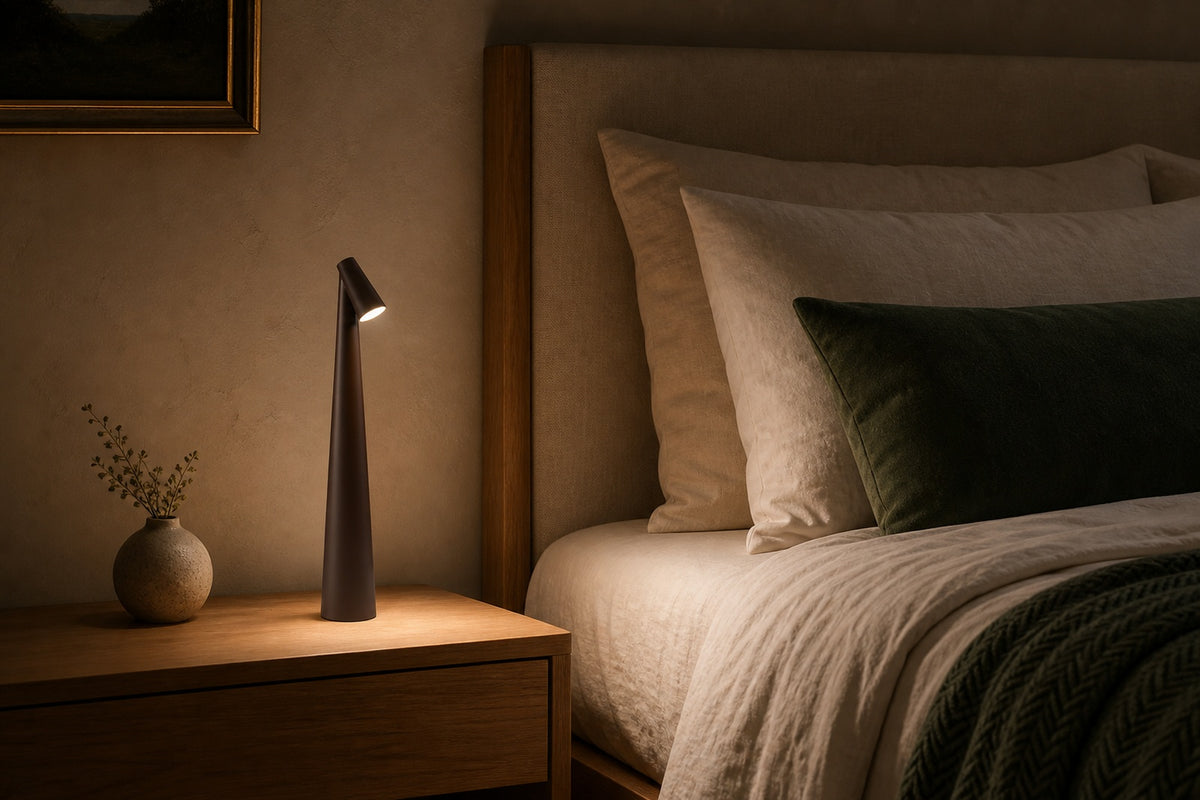 On a bedside