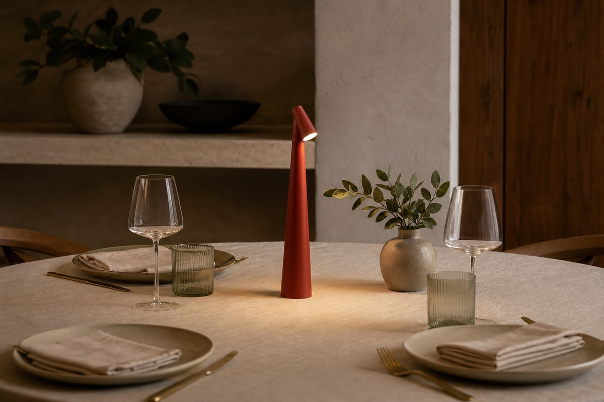On a dining table