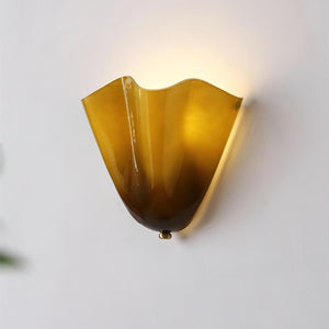 Flower Glass Wall Lamp