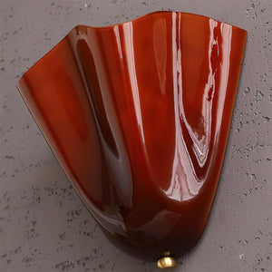 Flower Glass Wall Lamp