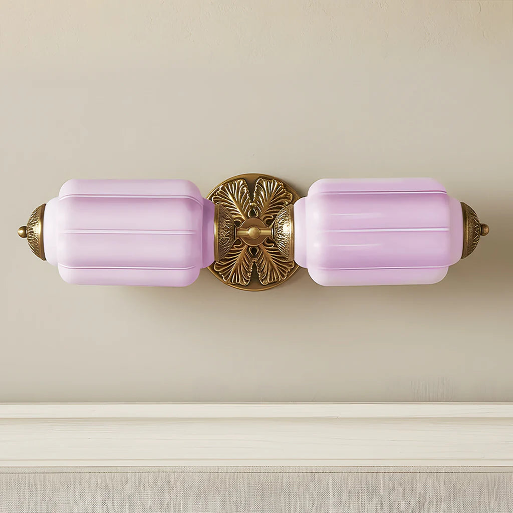 Eloise 2-Light Milk Glass Vanity Light