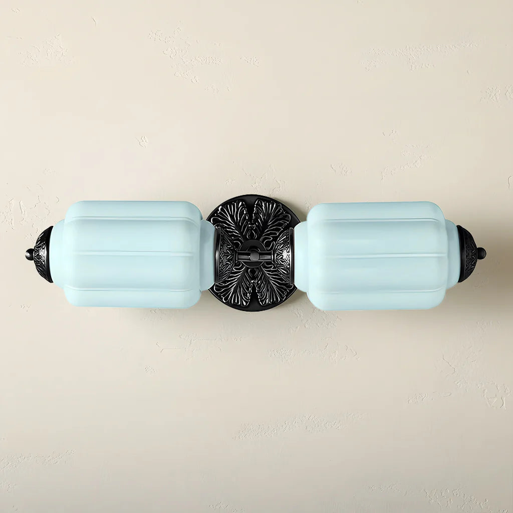 Eloise 2-Light Milk Glass Vanity Light