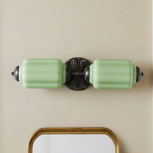 Eloise 2-Light Milk Glass Vanity Light