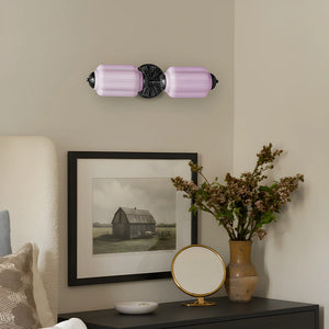 Eloise 2-Light Milk Glass Vanity Light