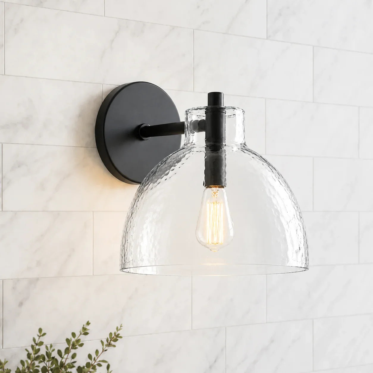 Xeno Blown Glass Wall Sconce, 1 to 3 Light