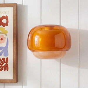 Sanae Mushroom Glass Wall Sconce