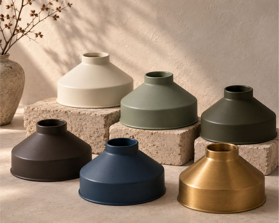The Morandi shade colours side by side