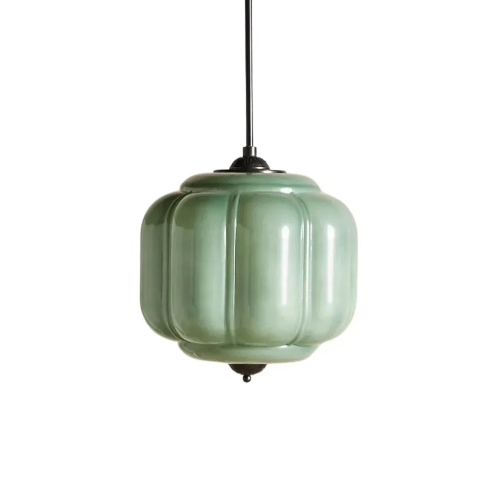 Lumi Vintage Milk Glass Eloise Pendant Light, 1-Light