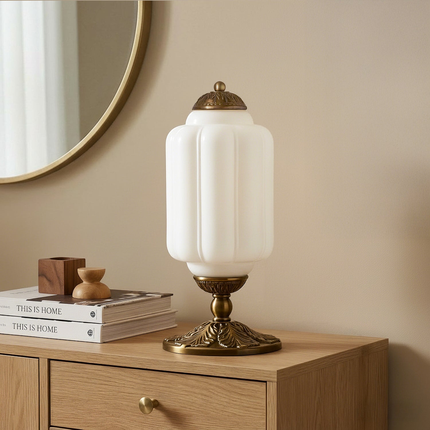 Lumi Fluted Glass Table Lamp