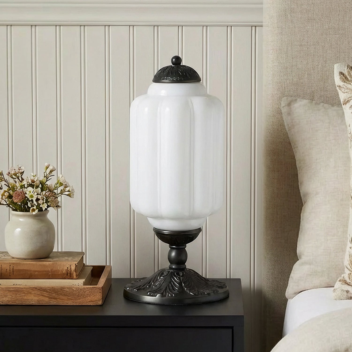 Lumi Fluted Glass Table Lamp