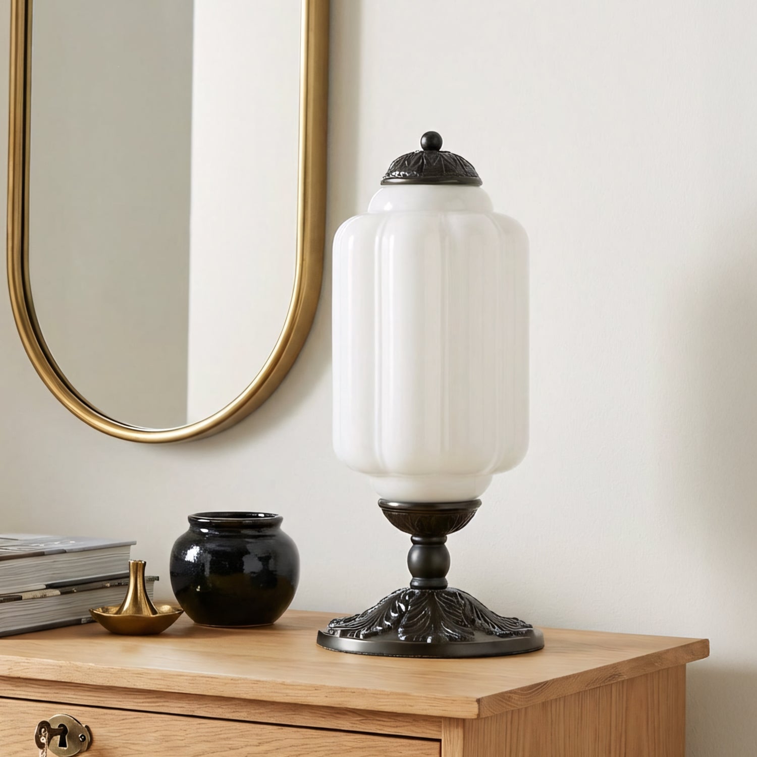 Lumi Fluted Glass Table Lamp
