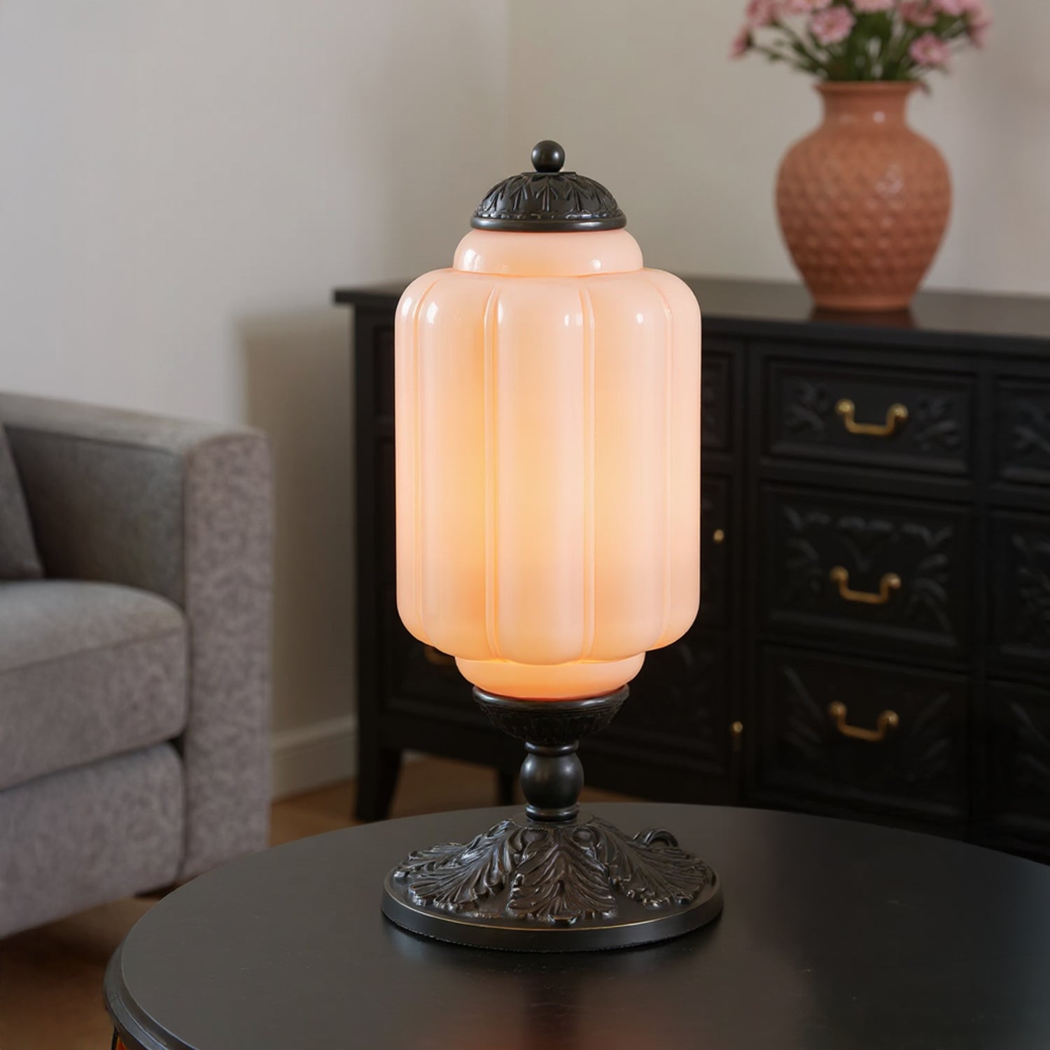 Lumi Fluted Glass Table Lamp