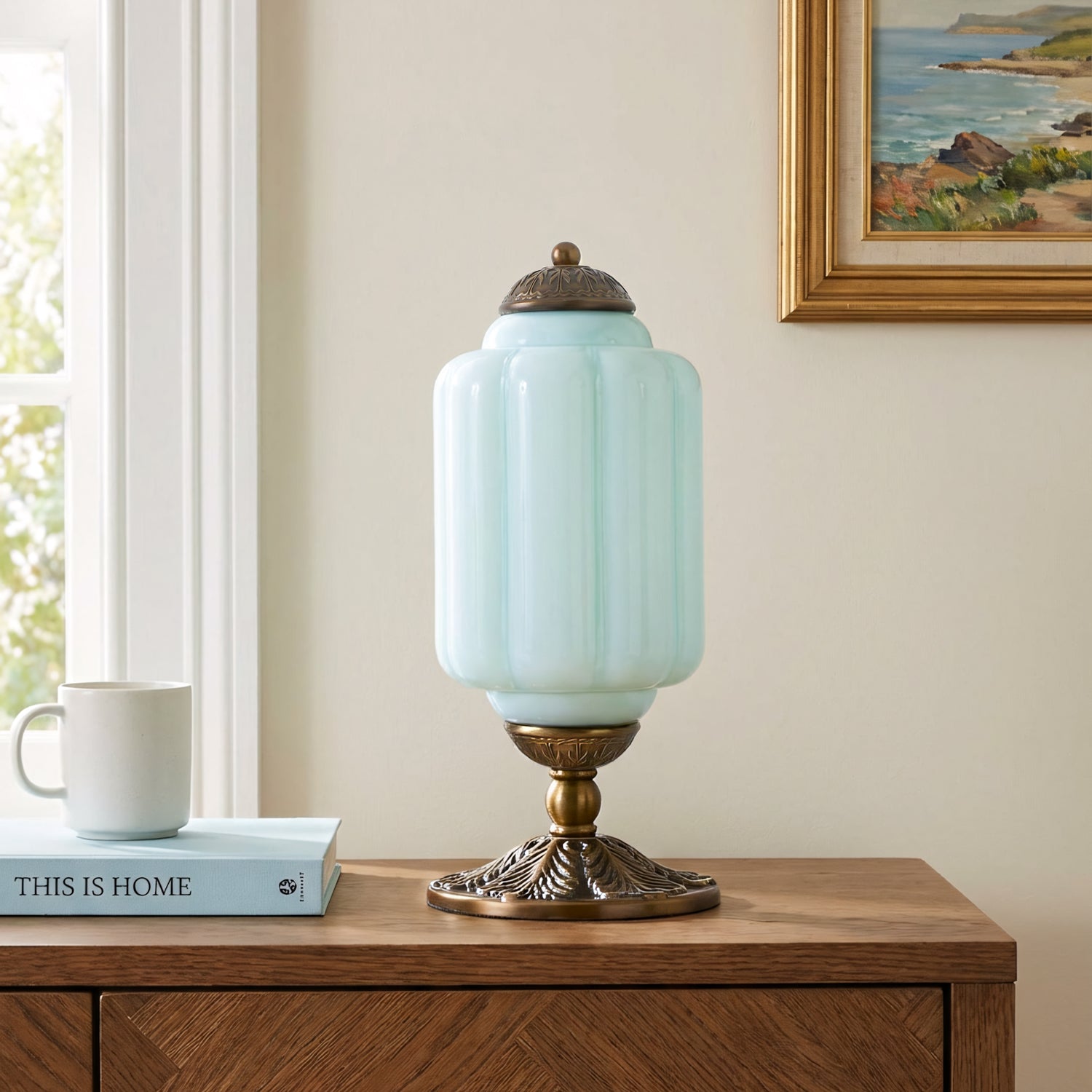 Lumi Fluted Glass Table Lamp