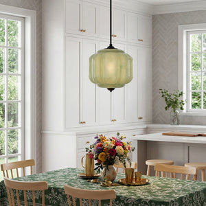 Lumi Vintage Milk Glass Eloise Pendant Light, 1-Light