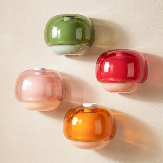 Sanae Mushroom Glass Wall Sconce