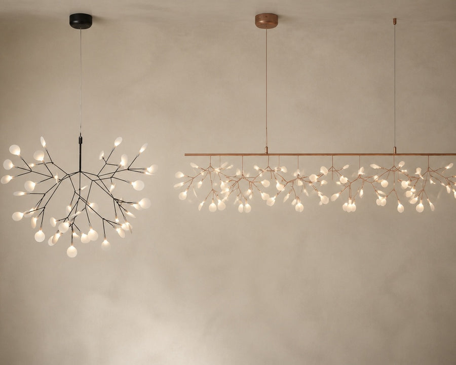 The round and linear-bar silhouettes