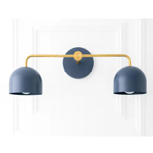 Nordic Dome Shade Vanity Sconce, 2 or 3-Light