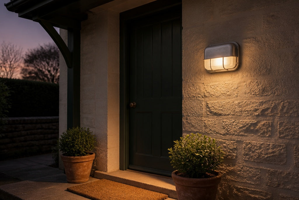 Beside a front door