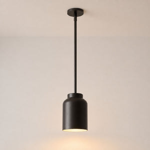 Nerys Pendant Light — 7.5in, Dark Bronze shade, Dark Bronze finish