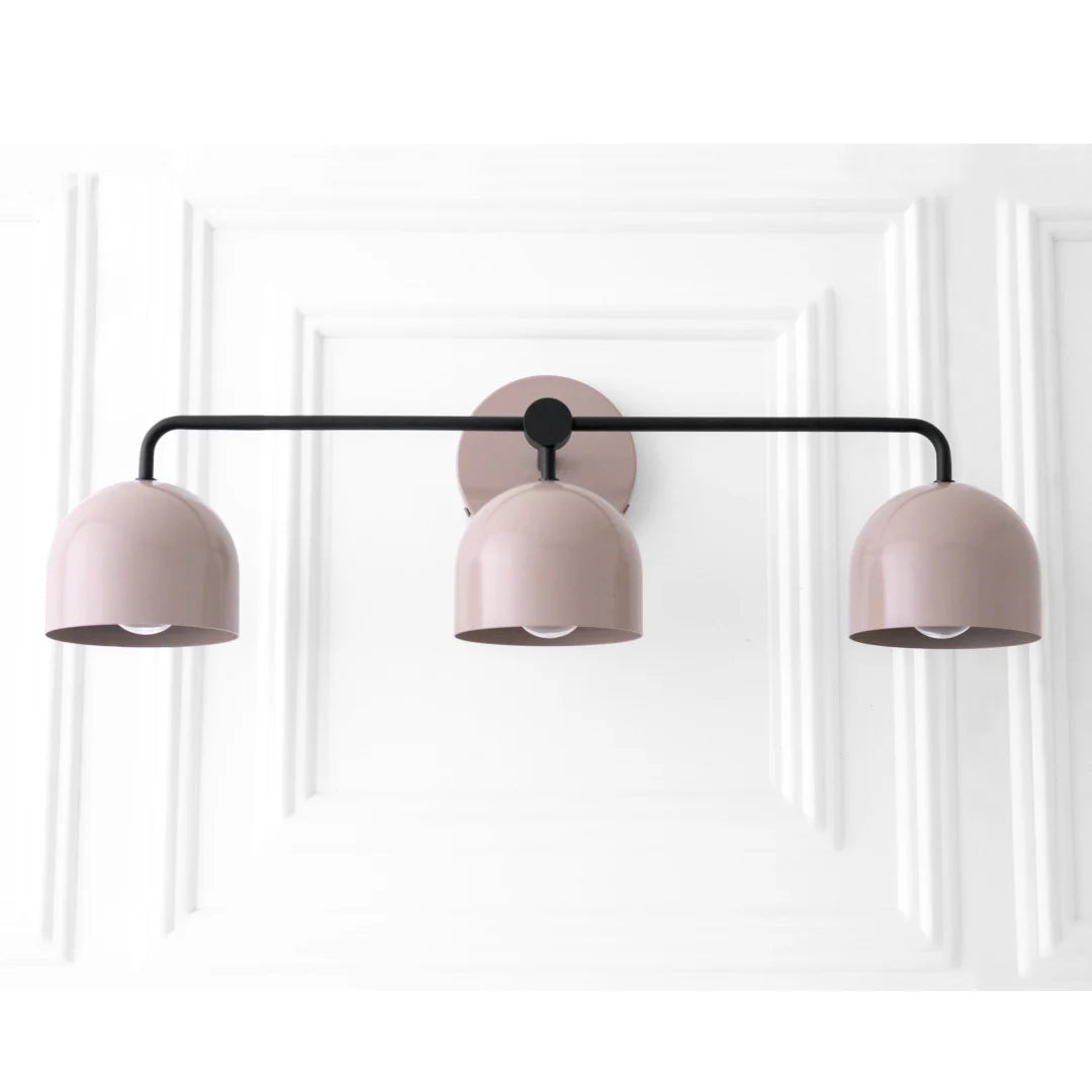 Nordic Dome Shade Vanity Sconce, 2 or 3-Light